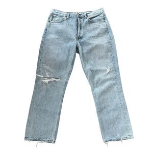 Agolde Riley Crop Denim